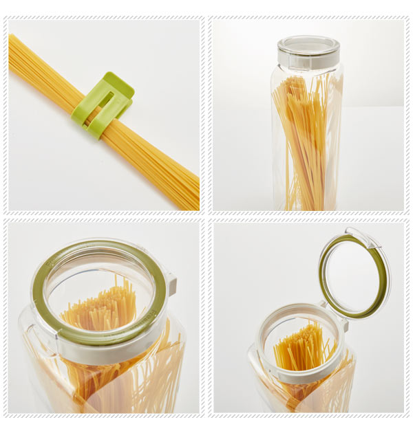 【角形・フレッシュロックパスタ】 パスタケース  タケヤ TAKEYA フレッシュロック  パスタ 保存容器 パスタポット 密閉 通販 パスタメジャー プラスチック製 ケース容器  B73249 4904776513190 3685442