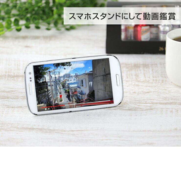（ブラック）くねくねスマホホルダー  スマホスタンド  エアコン 吹き出し口  後部座席(3R-FLH03)