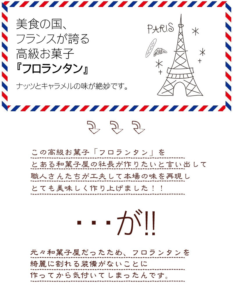 和菓子屋さんが作った カチ割りフロランタン 270g