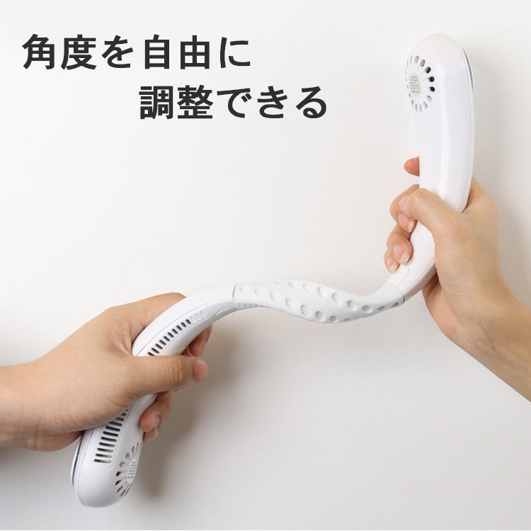 ホワイト　　首掛け扇風機 羽なし 首かけ扇風機 首掛け クーラー 扇風機 首かけ ネッククーラー ネックファン 首掛けファン 携帯扇風機 USB充電 軽量 静音 強風 涼しい 冷風 軽い おしゃれ 静か 携帯 小型 ハンズフリー ポータブル 持ち運び アウトドア キャンプ