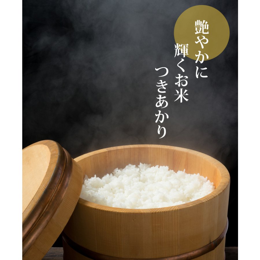 福井県産つきあかり 白米 20kg(5kg×4袋) – カウシェ