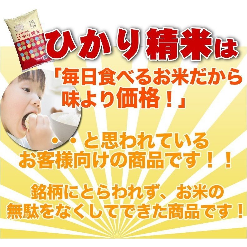 ひかり精米 白米 24kg(8kg×3袋) 国内産100% 生活応援米
