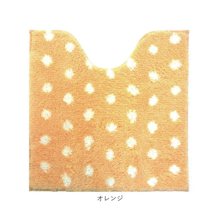 【アイボリー】 トイレマット おしゃれ 通販 洗える 60×60 センチ ふんわリッチ 60cm 抗菌 防臭 Mサイズ 洗濯可 かわいい カキウチ トイレタリー トイレ用品 日用品 インテリア