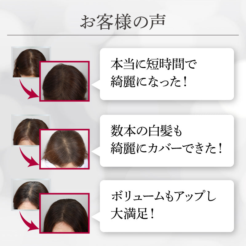 FuwaFuwaryヘアファンデーション ダークグレー