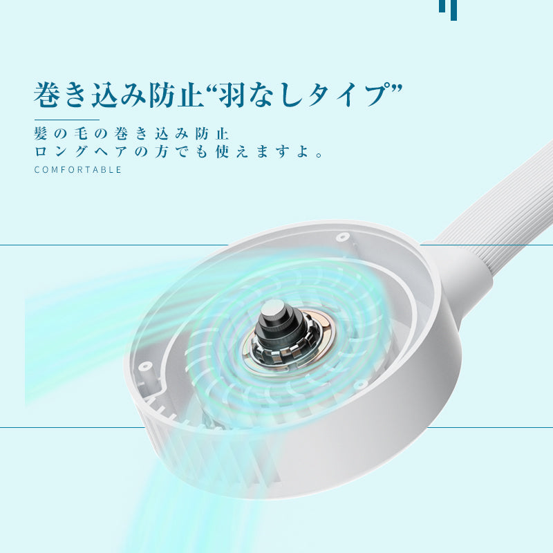 Sarlisi サーリシ 首掛け扇風機（ホワイト）