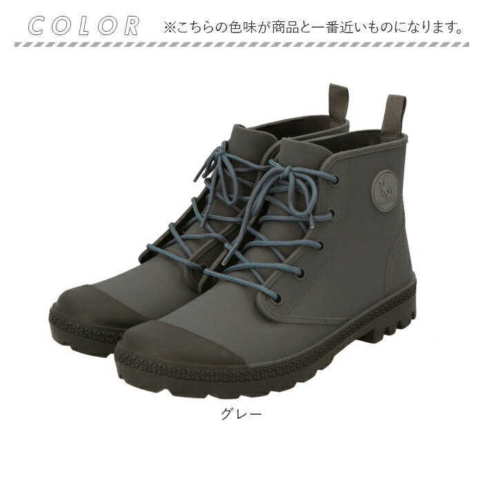 【グリーン・3L(27.5-28.0cm)】 ブーツ メンズ 防水 通販 ハイカットスニーカー アクティブブーツ レディース レインシューズ 長靴 紐 おしゃれ ショートブーツ ショート キッズ 男の子 女の子 ガーデニング 紐靴