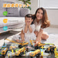 Cute Stone 建設車両 ABS製 プレイマット 27点セット DIYカー 90度旋回可 ショベルカー 掘削機 工事現場 室内遊び 室内ゲーム 建設トラクター 作業車両 ミニカー  エンジニア車両 車おもちゃ 模型 知育玩具 大工 男の子 誕生日 プレゼント 贈り物 送料無料