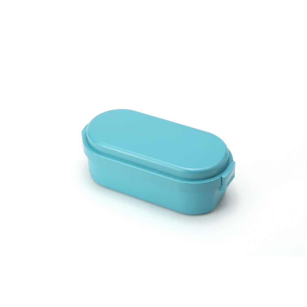 【マカロンブルー】 ジェルクール お弁当箱 通販 ランチボックス 保冷 弁当箱 1段 ドーム型 DOME M 600 ml おしゃれ 子供 小学生 レンジ対応 女性 食洗機ok キッズ 無地 女の子 男の子