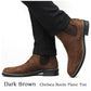 【DARKBROWN・S(25.0-25.5cm)】 サイドゴアブーツ メンズ 通販 靴 ハイカット メンズシューズ カジュアル チェルシーブーツ ショートブーツ 男性 冬靴 メンズブーツ Sサイズ 25cm 25.5cm Mサイズ 26cm 26.5cm Lサイズ