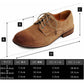 【DARKBROWN(スムース)・M(26.0-26.5cm)】 靴 メンズ おしゃれ 通販 メンズシューズ カジュアル ビジネスシューズ フェイクレザー 通勤 きれいめ 男性 紐靴 バブーシュ 外履き Sサイズ 25cm 25.5cm Mサイズ 26cm 26.5cm Lサイズ