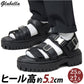 【BLACK・L(27.0-27.5cm)】 グラベラ サンダル glabella 通販 GLBT-262 スポーツサンダル 厚底サンダル メンズ ストラップサンダル オフィスサンダル コンフォートサンダル PLATFORM SOLE SANDALS