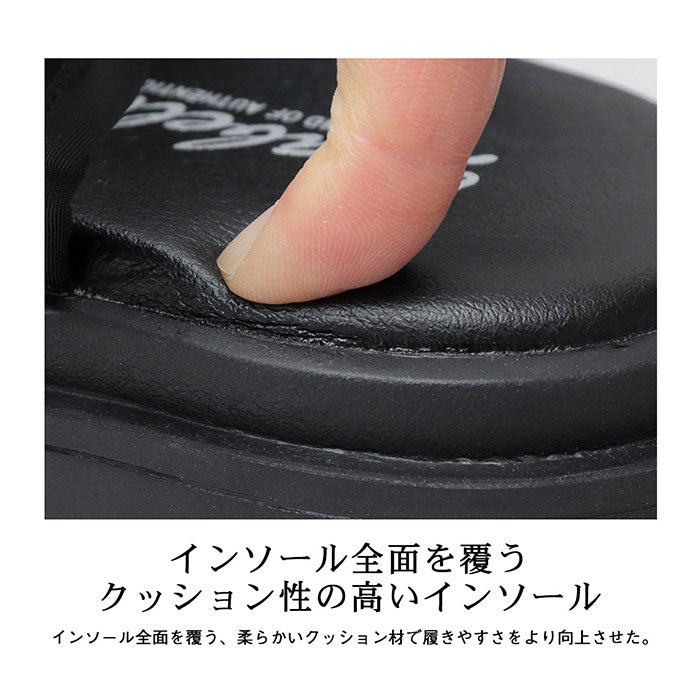 【BLACK・L(27.0-27.5cm)】 グラベラ サンダル glabella 通販 GLBT-262 スポーツサンダル 厚底サンダル メンズ ストラップサンダル オフィスサンダル コンフォートサンダル PLATFORM SOLE SANDALS