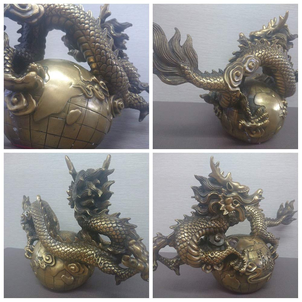 龍 特大 置物 風水 アイテム 竜 龍神 パワースポット 真鍮 開運 金運 財産運 出世運 恋愛運 幸福 成功 プレゼント 贈り物