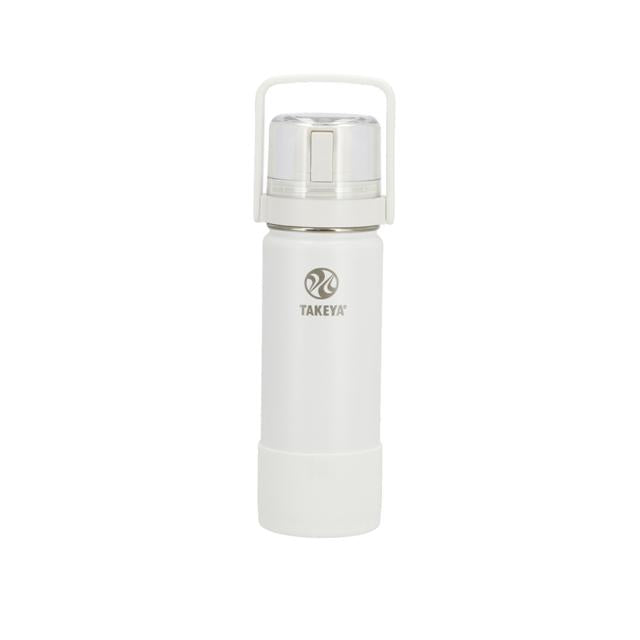 【アクティブホワイト・0.52L】 タケヤフラスク ゴーカップ 520 通販 タケヤ 水筒 520ml 18oz キッズ 直飲み 保冷 ステンレス 2way コップ付き 通学 遠足 運動会 子ども水筒 ストラップ付き 斜めがけ 肩掛け おしゃれ