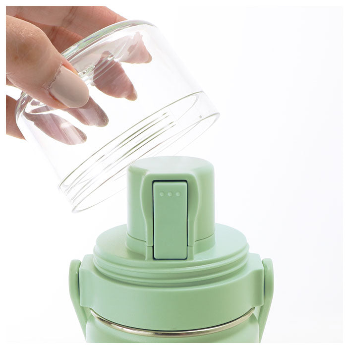 【アクティブホワイト・0.52L】 タケヤフラスク ゴーカップ 520 通販 タケヤ 水筒 520ml 18oz キッズ 直飲み 保冷 ステンレス 2way コップ付き 通学 遠足 運動会 子ども水筒 ストラップ付き 斜めがけ 肩掛け おしゃれ