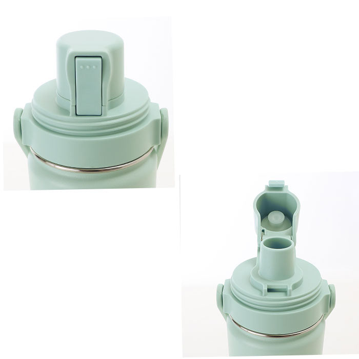 【アクティブホワイト・0.52L】 タケヤフラスク ゴーカップ 520 通販 タケヤ 水筒 520ml 18oz キッズ 直飲み 保冷 ステンレス 2way コップ付き 通学 遠足 運動会 子ども水筒 ストラップ付き 斜めがけ 肩掛け おしゃれ