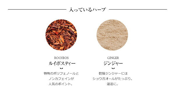 有機JAS オーガニック・ジンジャー・ルイボスティー ティーバッグ3g×20包 【 しょうが ショウガ 温活 お茶 ブレンド ジンジャーティー 】