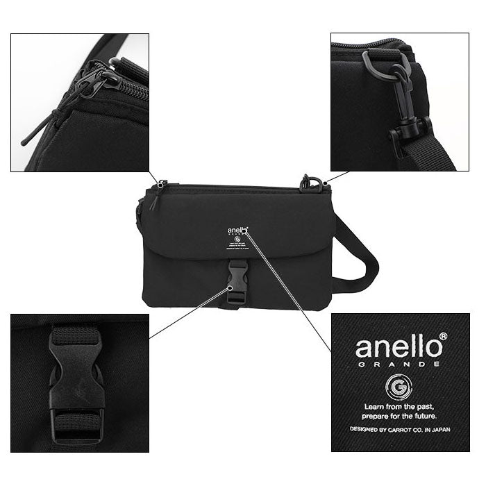 【LBL.ライトブルー・GT-H2851】 アネロ ショルダーバッグ anello 通販 撥水 レディース 斜め掛け バック ななめ掛け カバン 斜めがけ かばん メンズ ブランド おしゃれ かわいい スマホショルダー サブバック 小さめ