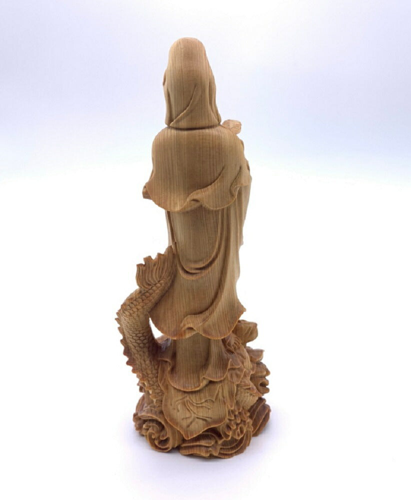 龍 お酒 仏様 観音像 観音菩薩 立像 木彫り 仏像 置物 仏壇仏像 高級天然 ツゲ木彫り 風水グッズ 金運 プレゼント 贈り物 開店祝い お店 ショップ 会社 経営者 宝くじ 金脈 商売繁盛 パワー スピリチュアル プレゼント  ギフト お土産 お守り