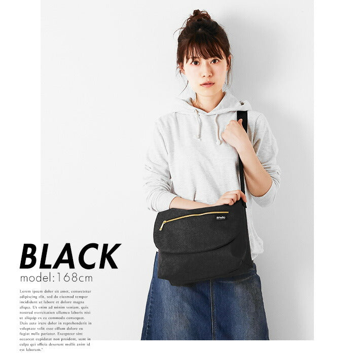 【DBL.デニムブルー・GU-A0916】 アネロ ショルダーバッグ 斜め掛け 通販 メンズ レディース 大きめ A4 通勤 通学 軽い 軽量 旅行 おでかけ ブランド anello 斜めがけ ななめ掛け 大容量 サブバッグ ショルダー バッグ