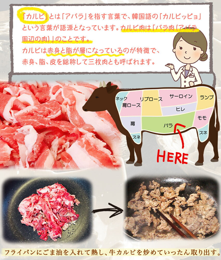 牛カルビ丼の具(10パック)