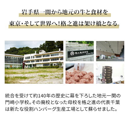 格之進 金格ハンバーグ 10個セット 国産牛 白金豚 無添加