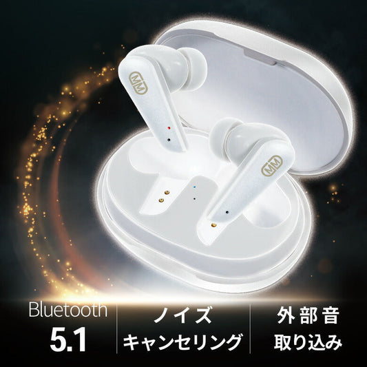 ワイヤレスイヤホン  Bluetooth5.1 ノイズキャンセリング ANC iPhone  アンドロイド 外部音取り込み 高音質 自動ペアリング アクティブノイズキャンセリング Android 片耳