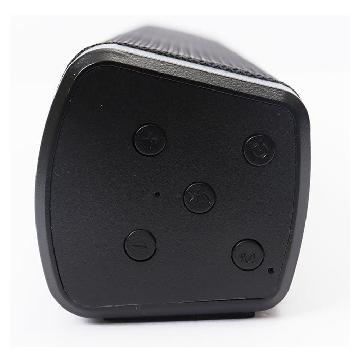 【ブラック・スピーカー】 ワイヤレス スピーカー サウンドスケープ 通販 スピーカーバー 簡単操作 Bluetooth 無線 通話 MP3モード 音楽 ミュージック ストラップ付 ブルートゥース USB充電 USB microSD 臨場感