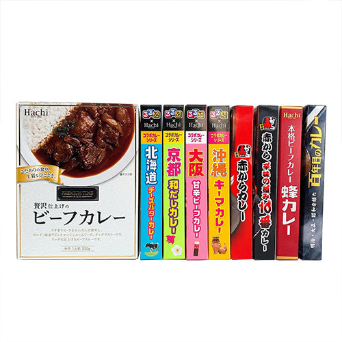 ハチ食品 おすすめ レトルト カレーセット ９食