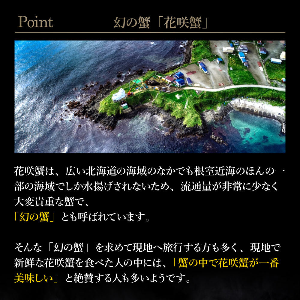 【北海道産】名産地根室の花咲ガニ400g×2杯セット