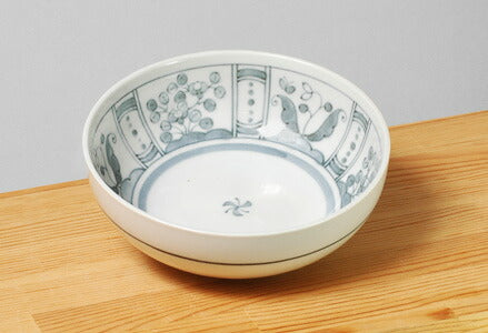 花間取５.５ボール 和ボウル 美濃焼 和食器 国産 日本製   陶器のふる里  stockヤ