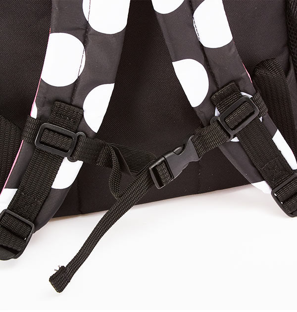 【ギンガムブラック・hannabpk】 バックパック hanna hula sports ハンナフラスポ－ツ  通販 レディース かわいい 可愛い おしゃれ お洒落 シューズケース付き ラケットバッグ テニスラケット入れ リュックサック