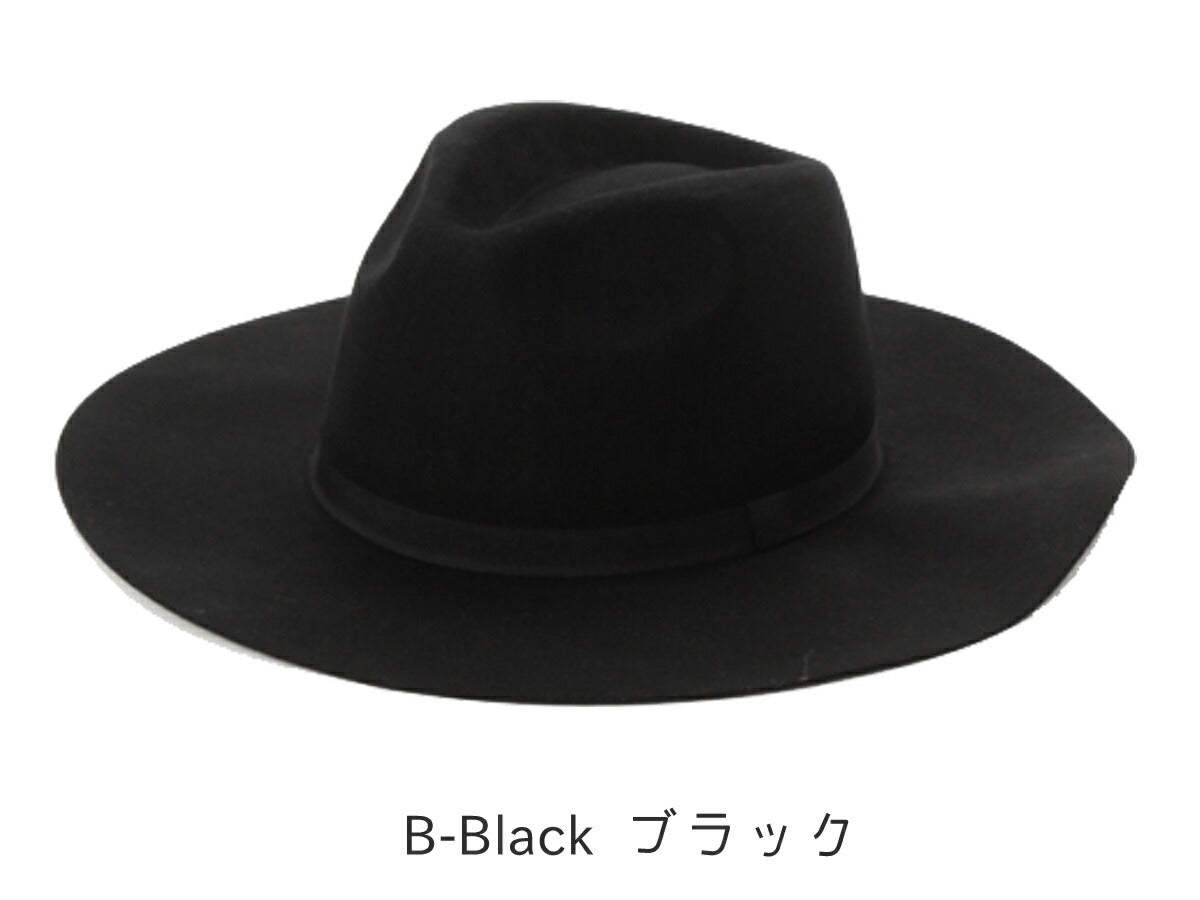 Poodle ハット 帽子 オゾック フェルトハット 可愛い コーデ シンプル デザイン レディース 中折れ ハット つば広 フェルトハット おしゃれ 大きいサイズ  UVハット UVカット ウール カジュアル 無地 メンズ 春 夏 秋 冬 黒 送料無料(A-グレー)