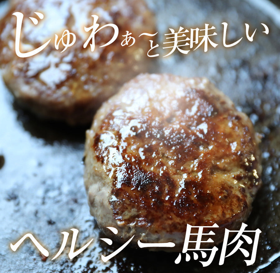 【5個セット】ヘルシー 馬肉 ハンバーグ