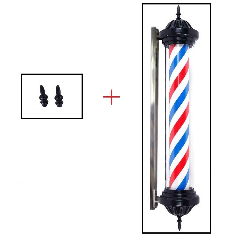 サインポール ブラック 特大 インテリア 理容店 理髪店 ヴィンテージ  