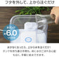 スチーム式加湿器 加湿器 スチーム 上部給水  加熱式 卓上 6L 加熱式加湿器 Qurra(3R-HHT01WT)