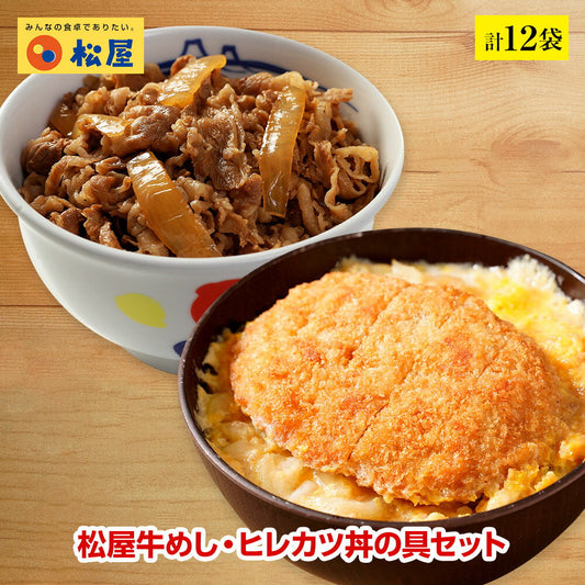【限定クーポンで20%OFF】牛めしの具（プレミアム）10個とヒレカツ丼2個