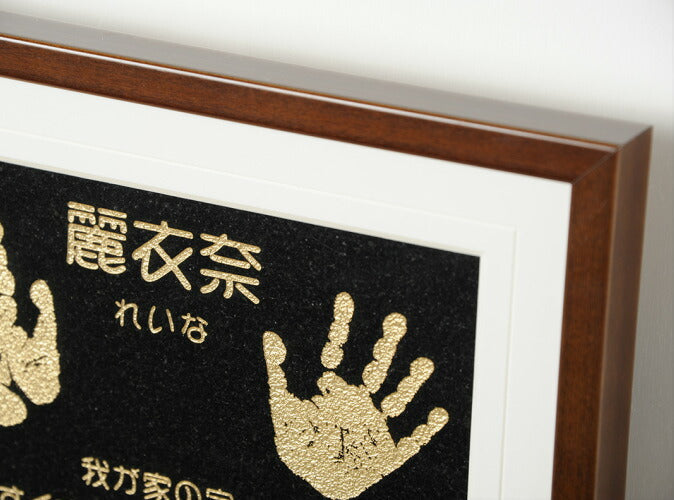飛翔Ｂ■赤ちゃん 手形 足形 木製 御影石　手形 足型 赤ちゃん インク キット スタンプ ベビー メモリアル ギフト 出産祝い 出産内祝い 内祝い 出産 お返し 両親 命名 お食い初め 初節句 100日祝い ハーフバースデー 名入れ