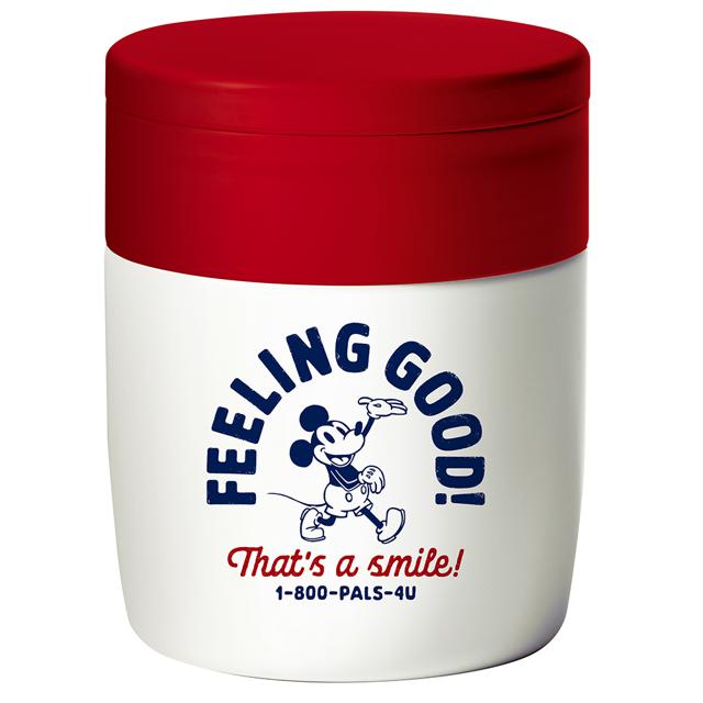 【ミッキーレッド2・スープボトル】 スープジャー 300ml 通販 弁当箱 スープ お弁当 ランチ 保温 保冷 スープポット おしゃれ かわいい キャラクター ディズニー Deisney シンプル 保温弁当箱 スープコンテナ 入学 入園
