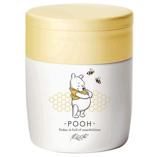 【プーさんパステルイエロー・スープボトル】 スープジャー 300ml 通販 弁当箱 スープ お弁当 ランチ 保温 保冷 スープポット おしゃれ かわいい キャラクター ディズニー Deisney シンプル 保温弁当箱 スープコンテナ 入学 入園