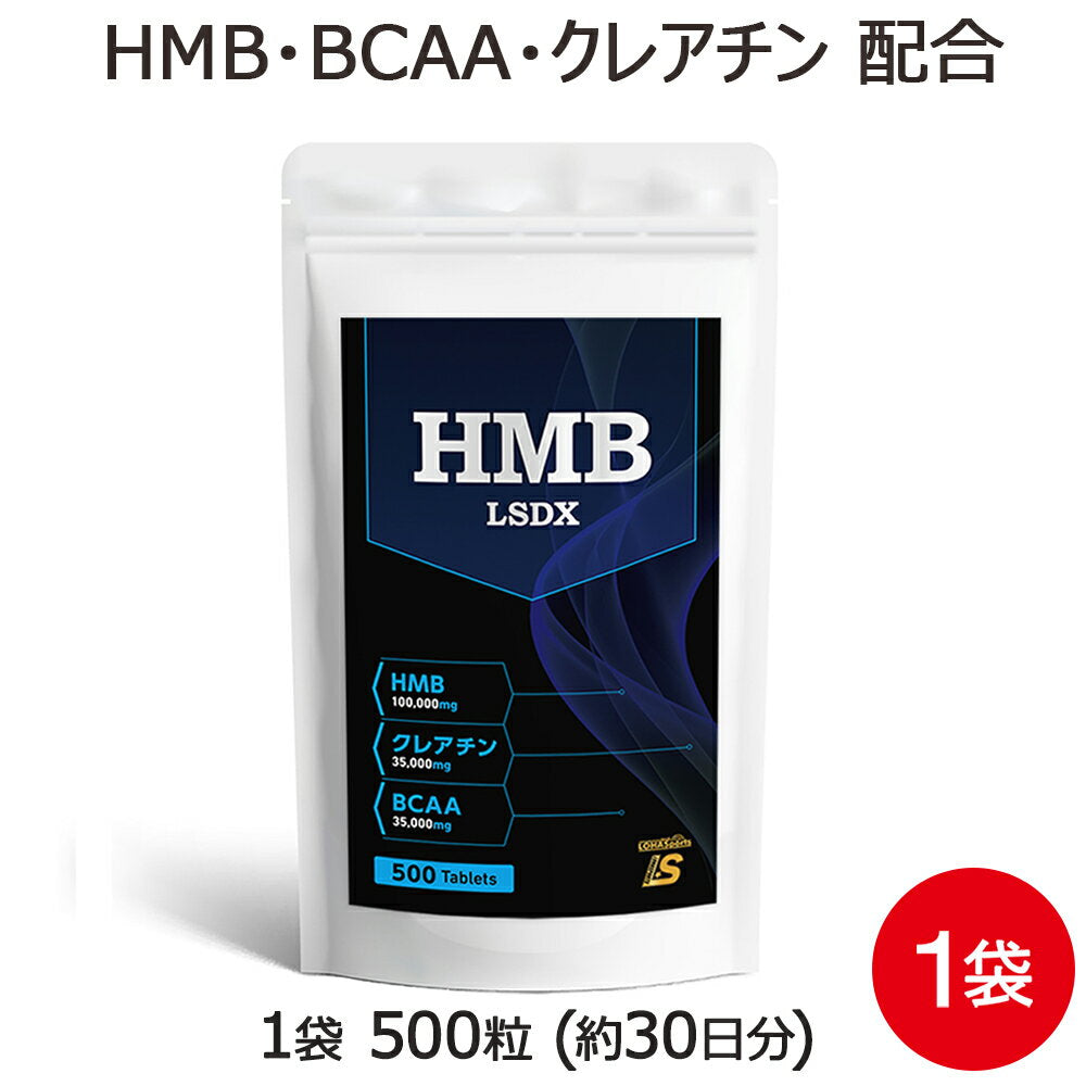 HMB サプリ タブレット LSDX 1袋 500粒 1ヶ月分