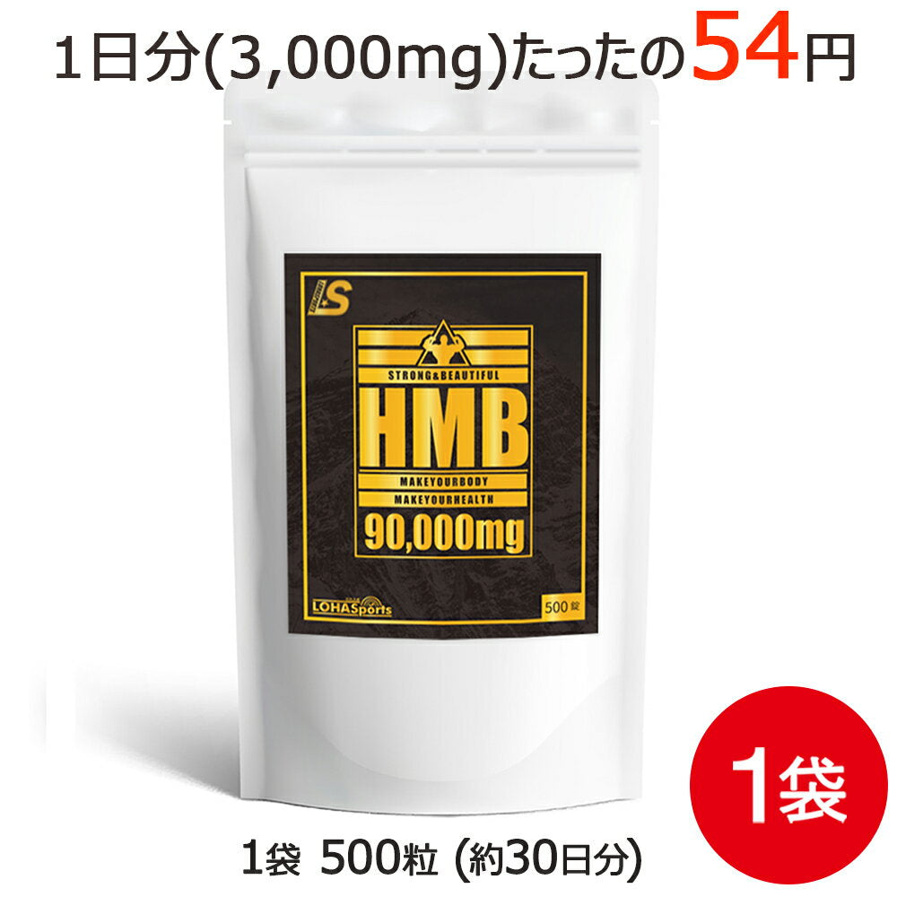 HMB サプリ タブレット 1袋 500粒 約1ヶ月分