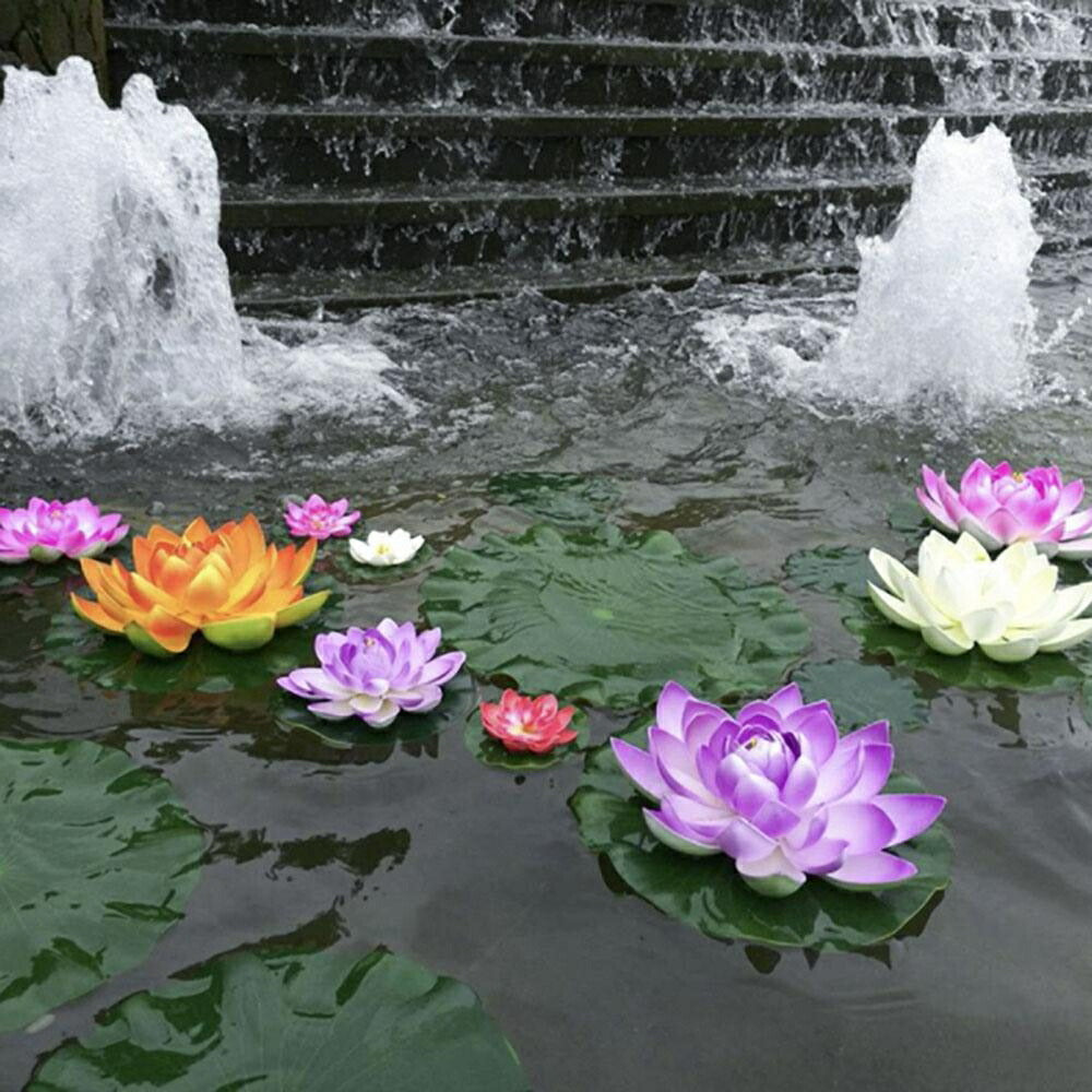 造花 蓮の花 蓮華 5個セット ロータス lotus 浮かせ花 フローティングフラワー アートフラワー フェイクフラワー アジアン雑貨 お得 フローティング フラワー 雑貨 アジアン小物 造り花 華 風水 風景 ホームデコレーション