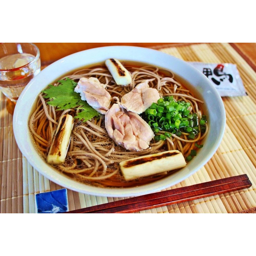 蕎麦　お取り寄せ　鴨南蛮そばセット 6人前 　極上鴨スープ　煮込める 蕎麦麺　香りと深いコク　※鴨スープは蕎麦麺・中華麺共通