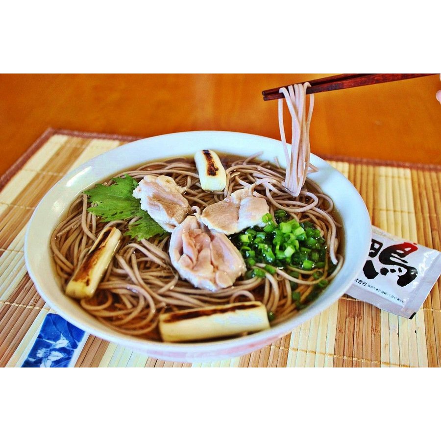 蕎麦　お取り寄せ　鴨南蛮そばセット 6人前 　極上鴨スープ　煮込める 蕎麦麺　香りと深いコク　※鴨スープは蕎麦麺・中華麺共通