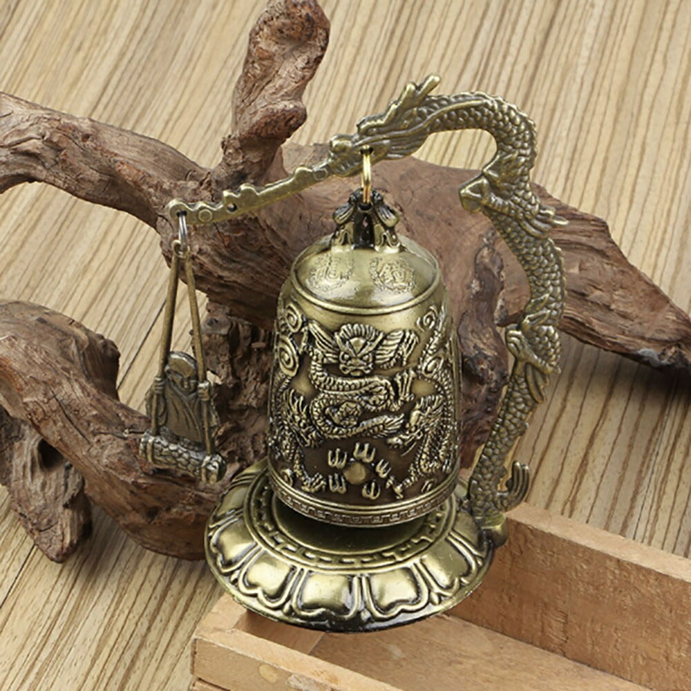 風水 龍の鐘 龍頭 釣鐘 仏具 法具 仏教 喚鐘 呼び鈴 龍 鐘 釣り鐘  ドラゴン 置物 風龍 竜 風水アイテム 龍神 パワースポット 銅 開運 金運 財産運 出世運 恋愛運 幸福 成功 プレゼント 贈り物 開運厄除 祈願成就 金運上昇 運気上昇インテリア 招財