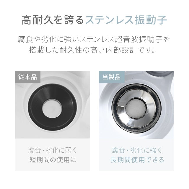 【24時間限定・先着30購入】（ホワイト） ハイブリッド加湿器【1年保証】【家電製品リリースセール】