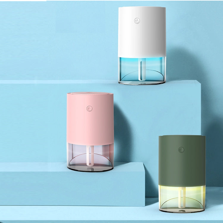 White 加湿器 卓上 ミニ加湿器 保湿 オフィス 小型 コードレス hum-001