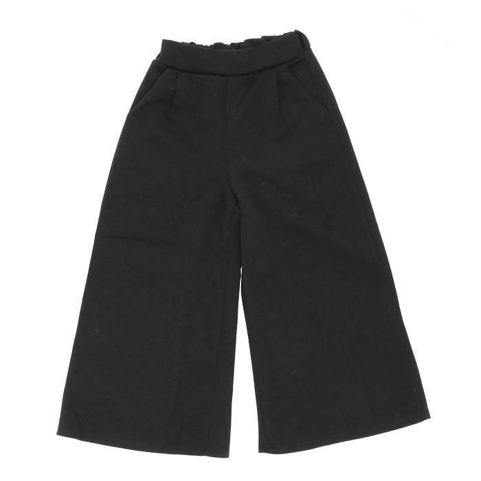 【ブラック・M-L】 部屋着 セットアップ レディース 長袖 通販 ルームウェア 上下セット ガウチョパンツ 七分丈 7分丈 スウェット 上下 ルームウエア 大きいサイズ ゆったり 楽ちん らくちん カットソー