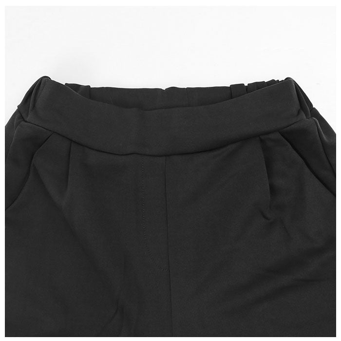 【ブラック・M-L】 部屋着 セットアップ レディース 長袖 通販 ルームウェア 上下セット ガウチョパンツ 七分丈 7分丈 スウェット 上下 ルームウエア 大きいサイズ ゆったり 楽ちん らくちん カットソー